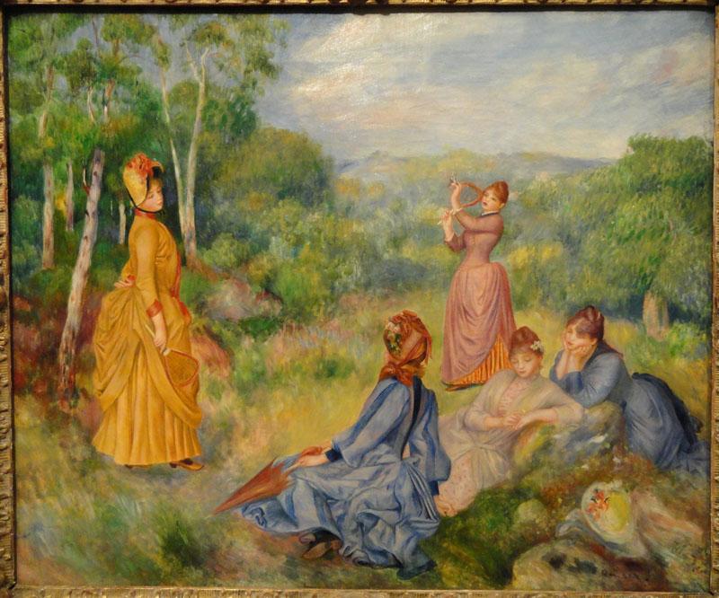 Auguste Renoir -Jeunes Filles Jouant au Volant