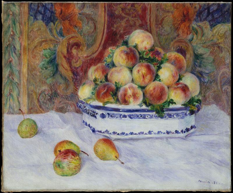 Auguste Renoir -Still Life with Peaches