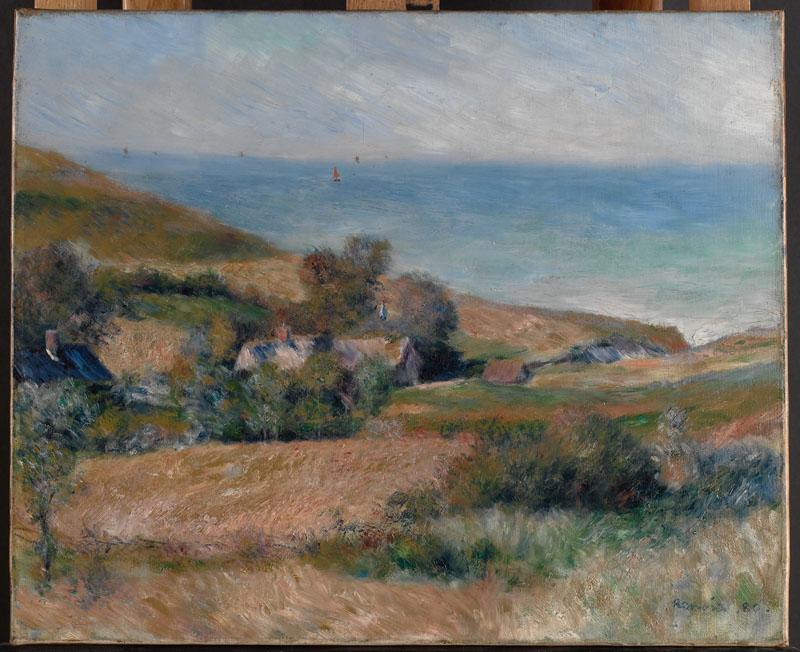 Auguste Renoir -View of the Seacoast near Wargemont in Normandy