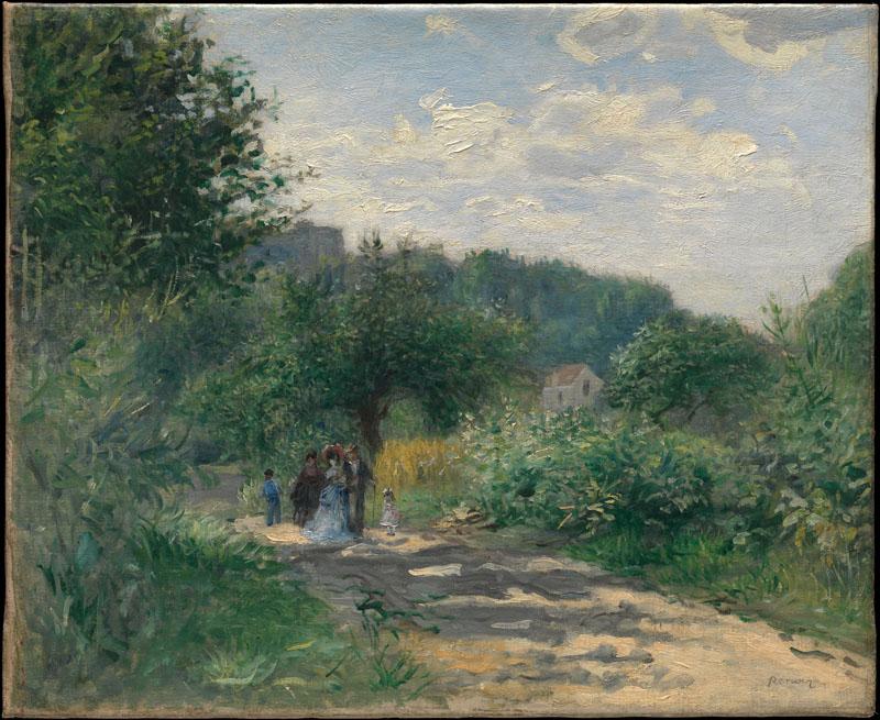 Auguste Renoir--A Road in Louveciennes