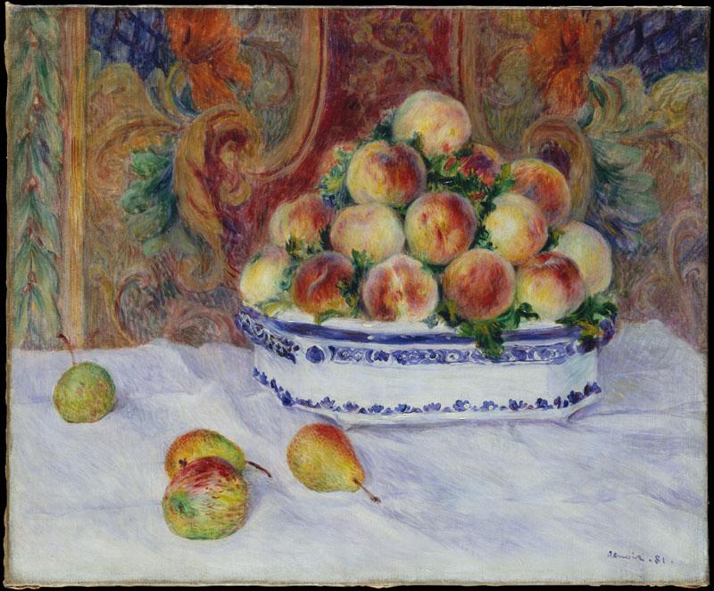 Auguste Renoir--Still Life with Peaches