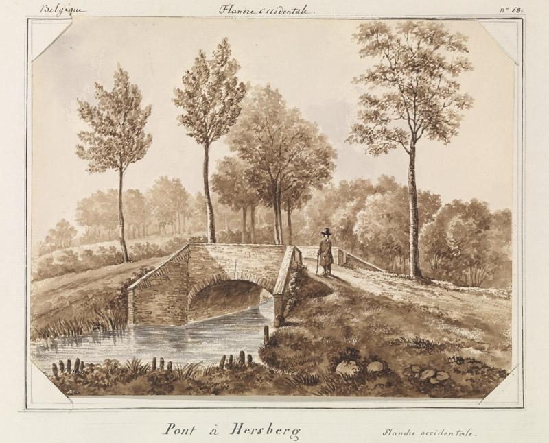 Auguste de Peellaert - Bridge in Hersberg