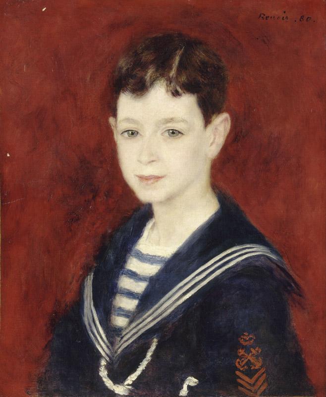 Auguste Renoir - Fernand Halphen as a Boy