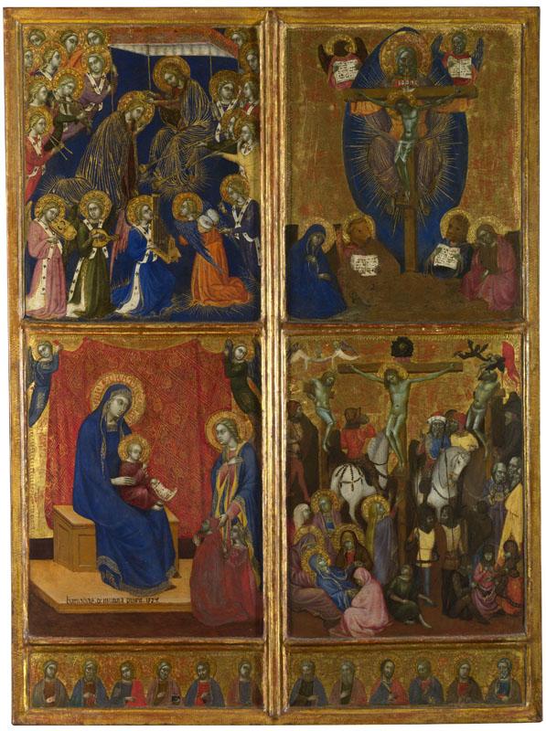 Barnaba da Modena - Scenes of the Virgin  The Trinity  The Crucifixion