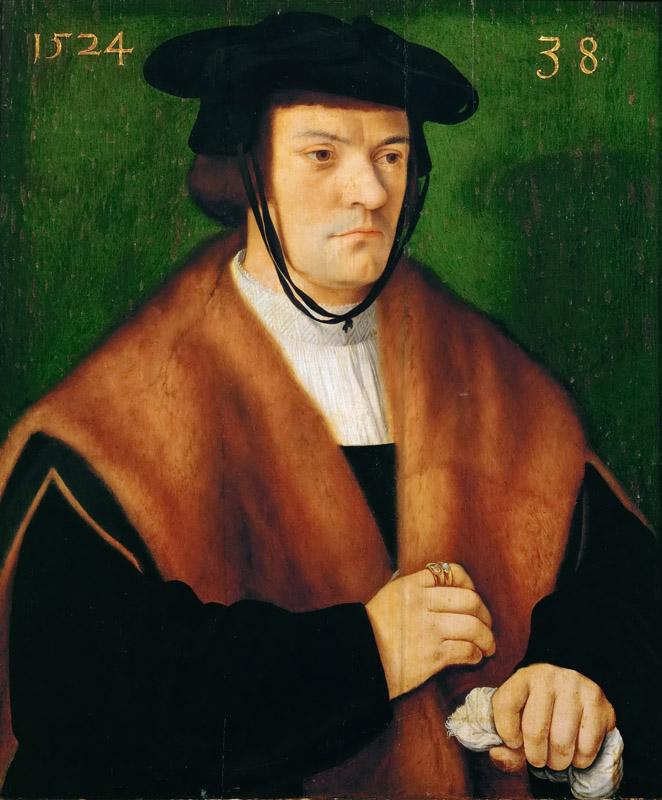 Bartholomaeus Bruyn the Elder(1493-1555) -- Portrait of a Lord