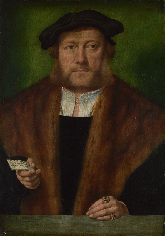 Bartholomeus Bruyn the Elder - A Man, probably of the Strauss Family