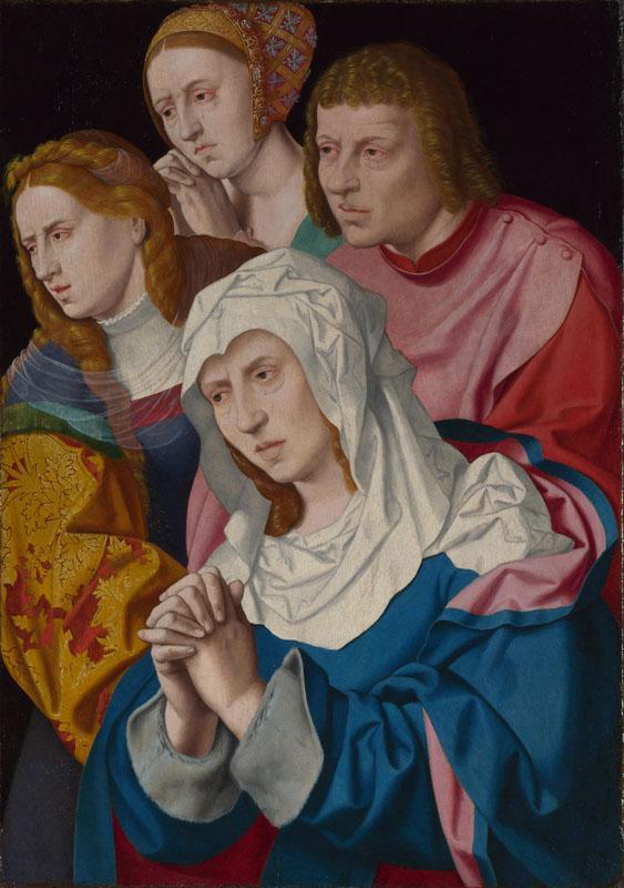 Bartholomeus Bruyn the Elder - The Virgin, Saints and a Holy Woman