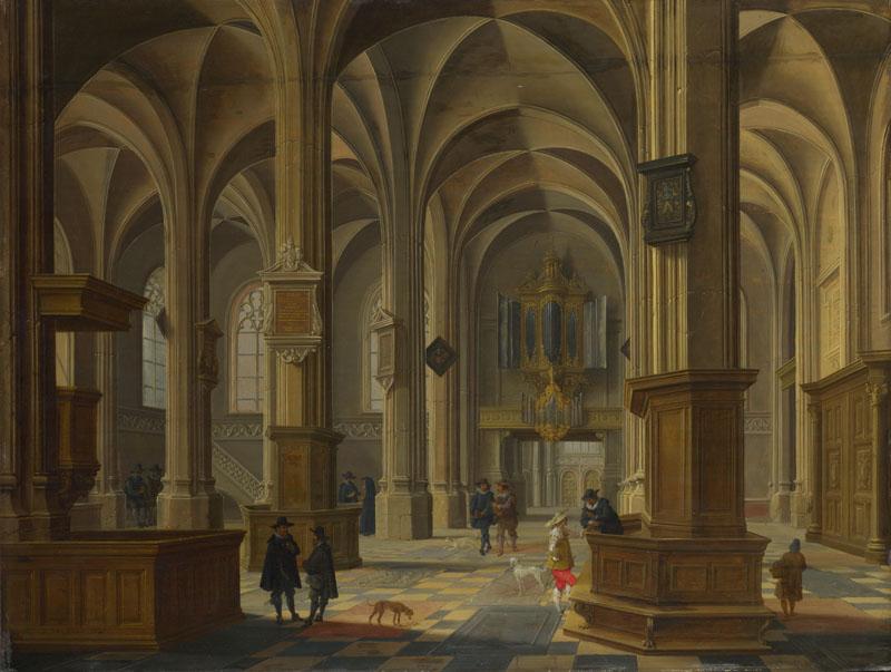 Bartholomeus van Bassen - Interior of St Cunerakerk, Rhenen