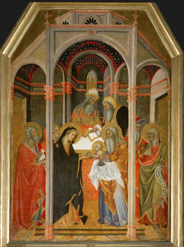 Bartolo di Fredi (active 1353-1410) -- Presentation of Christ in the Temple