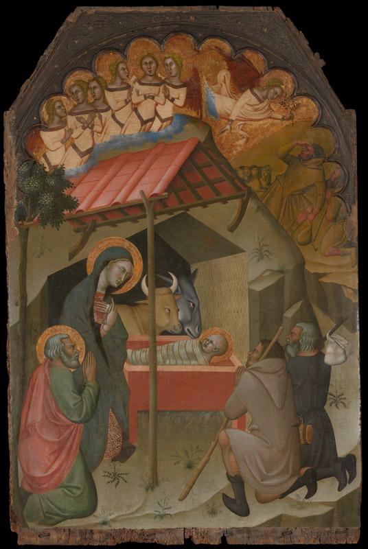 Bartolo di Fredi--The Adoration of the Shepherds