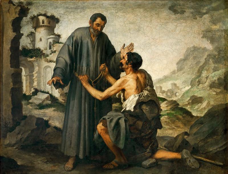 Bartolome Esteban Murillo -- Brother Junipero and the Beggar