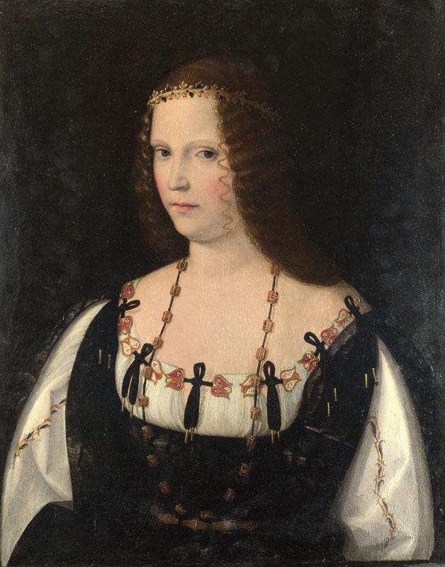 Bartolomeo Veneto - Portrait of a Young Lady