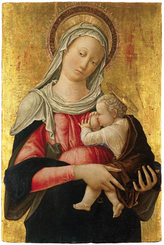 Bartolomeo Vivarini - Maria Lactans  The Virgin Suckling the Child, c. 1450