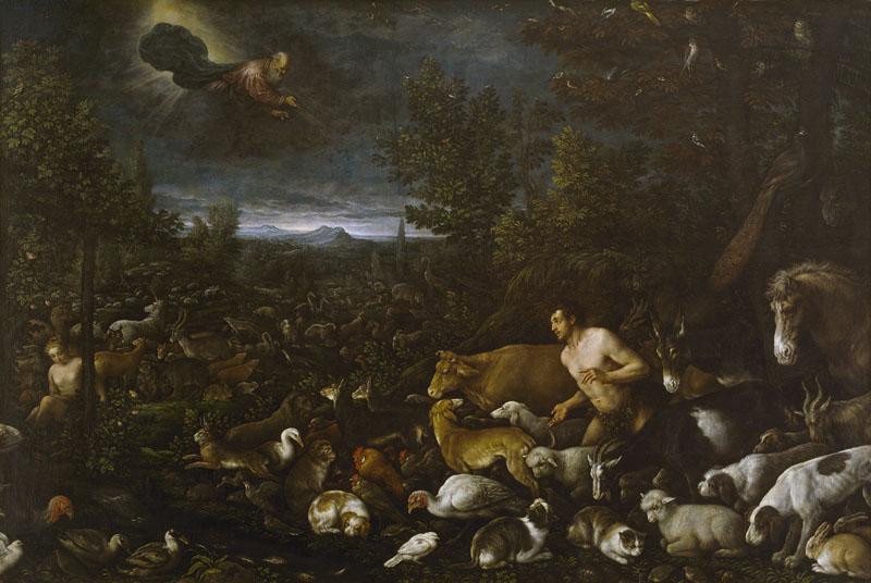 Bassano, Francesco, Bassano, Jacopo-La reconvencion a Adan-191 cm x 287 cm
