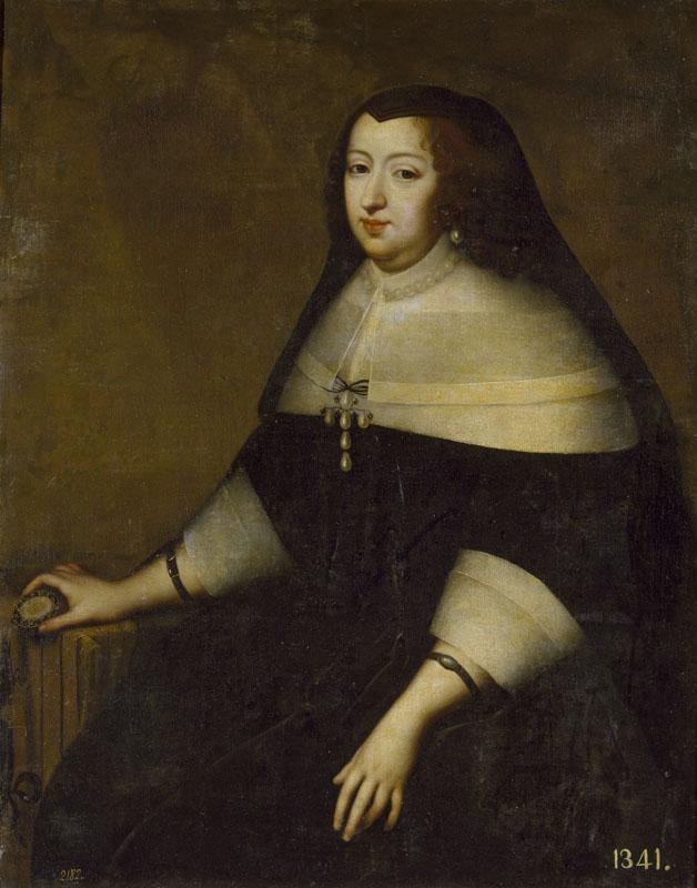 Beaubrun, Charles (Copia) Beaubrun, Henry (Copia)-Ana de Austria, reina de Francia-100 cm x 86 cm