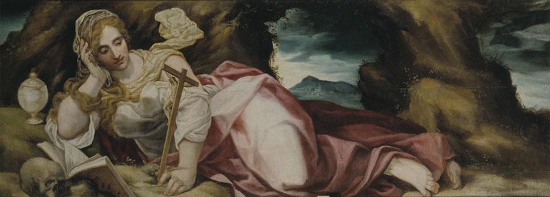 Becerra, Gaspar (Atribuido a)-Magdalena penitente-76 cm x 210 cm