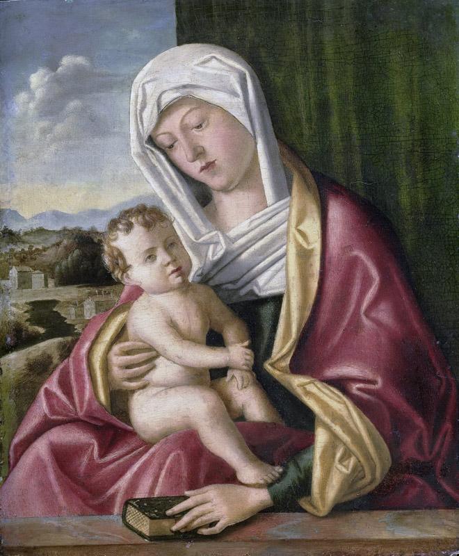 Bellini, Giovanni -- Maria met kind, 1490-1520