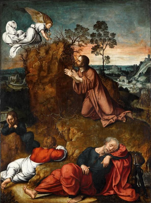 Bernaert van Orley -- Christ in the Garden of Olives