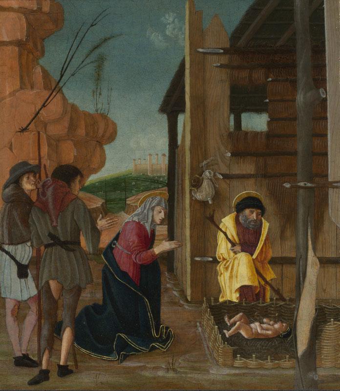 Bernardino Butinone - The Adoration of the Shepherds