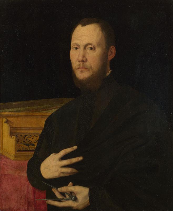 Bernardino Campi - Portrait of a Musician