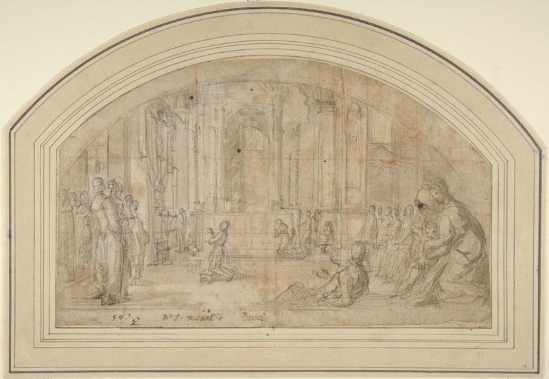 Bernardino Poccetti--Saint Antoninus Kneeling before the Crucifix