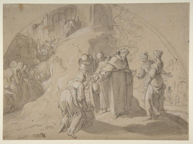 Bernardino Poccetti--Saint Philip Benizzi Converting Two Wicked Women at Todi