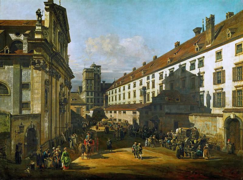 Bernardo Bellotto (1721-1780) -- Dominikanerkirche in Vienna