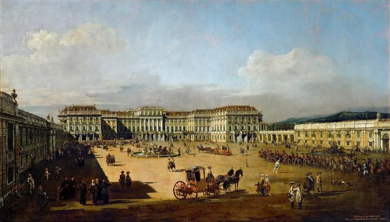 Bernardo Bellotto (1721-1780) -- Schonbrunn Palace in Vienna
