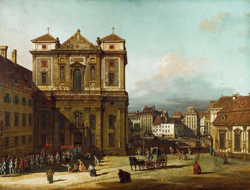 Bernardo Bellotto (1721-1780) -- The Freyung in Vienna