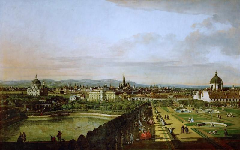 Bernardo Bellotto (1721-1780) -- Vienna Seen from the Belvedere