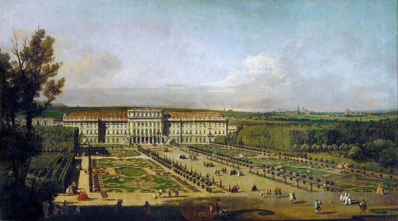 Bernardo Bellotto (1721-1780) --Sch0nbrunn Palace in Vienna