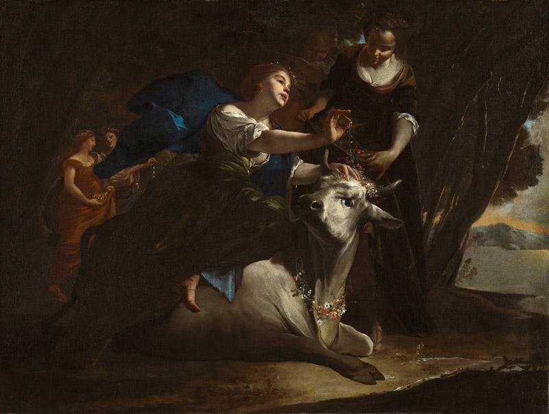 Bernardo Cavallino and follower - Europa and the Bull, ca. 1645