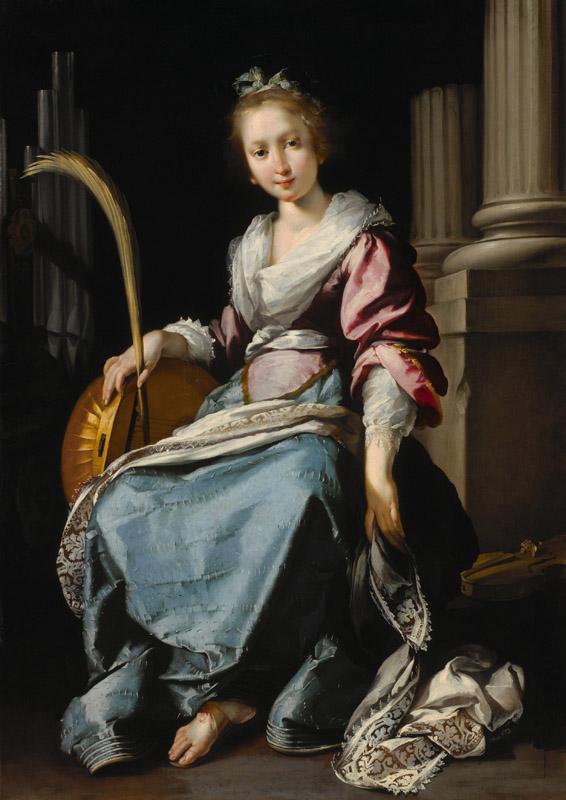 Bernardo Strozzi - Saint Cecilia, 1620-1625