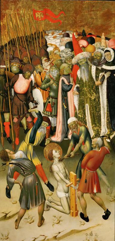 Bernat Martorell -- Flagellation of Saint George