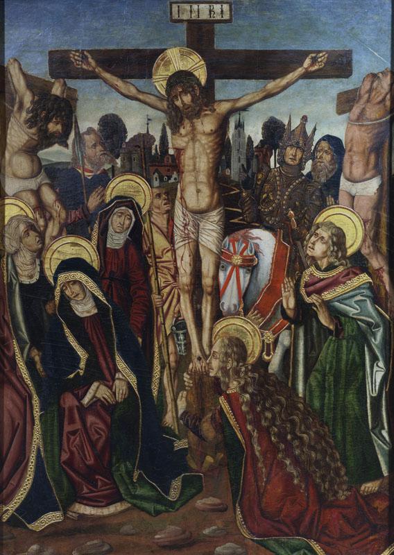 Bernat, Martin-La Crucifixion-126 cm x 92 cm