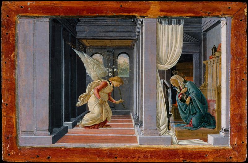 Botticelli--The Annunciation