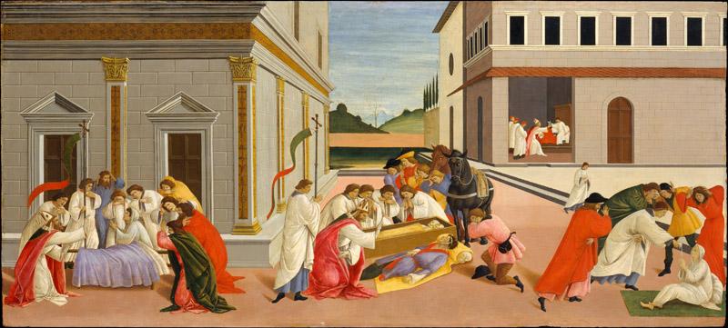 Botticelli--Three Miracles of Saint Zenobius