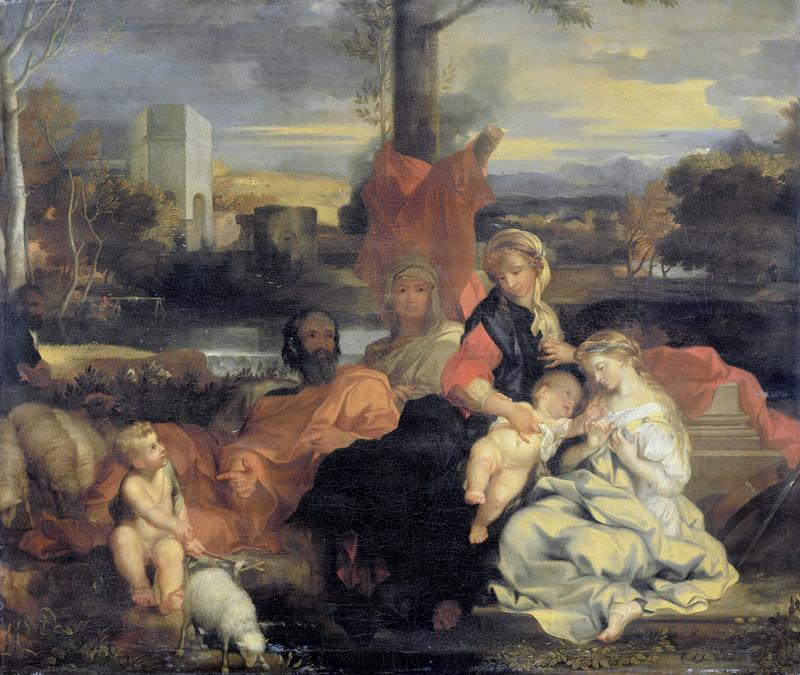 Bourdon, Sebastien -- Het mystieke huwelijk van de heilige Catharina, 1650-1720