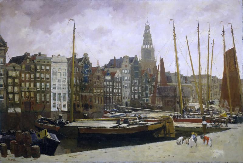 Breitner, George Hendrik -- Het Damrak te Amsterdam, 1903