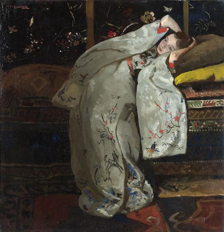 Breitner, George Hendrik -- Meisje in witte kimono, 1894
