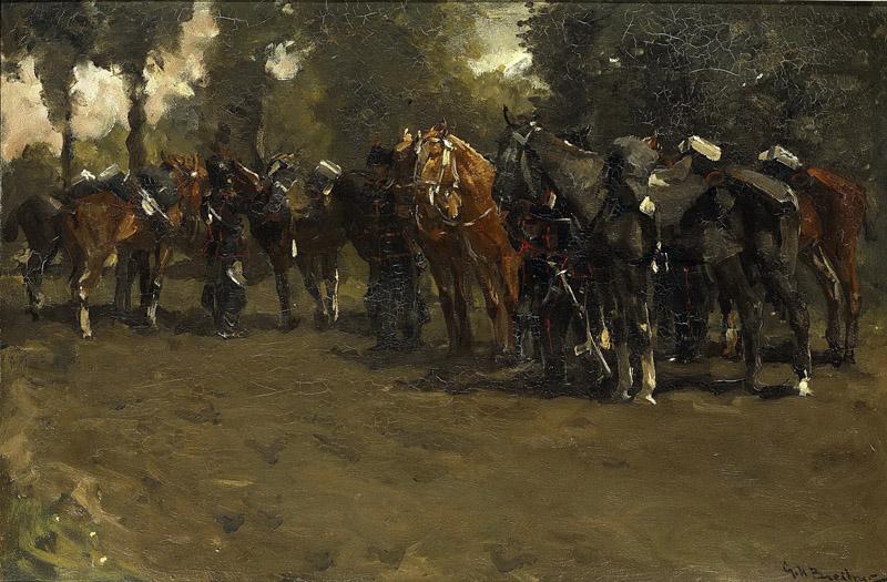 Breitner, George Hendrik -- Rustende cavalerie., 1885