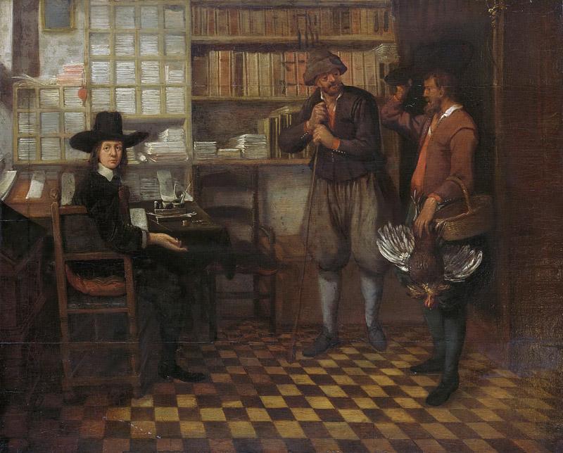 Brekelenkam, Quiringh Gerritsz. van -- De pachtbetaling, 1660-1668