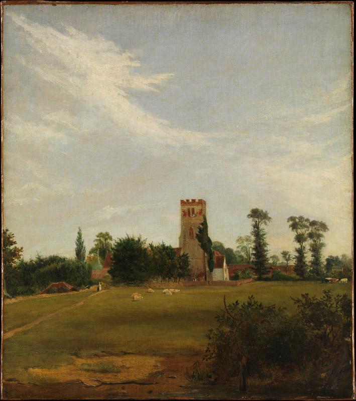 British Painter, ca. 1830--Tottenham Church