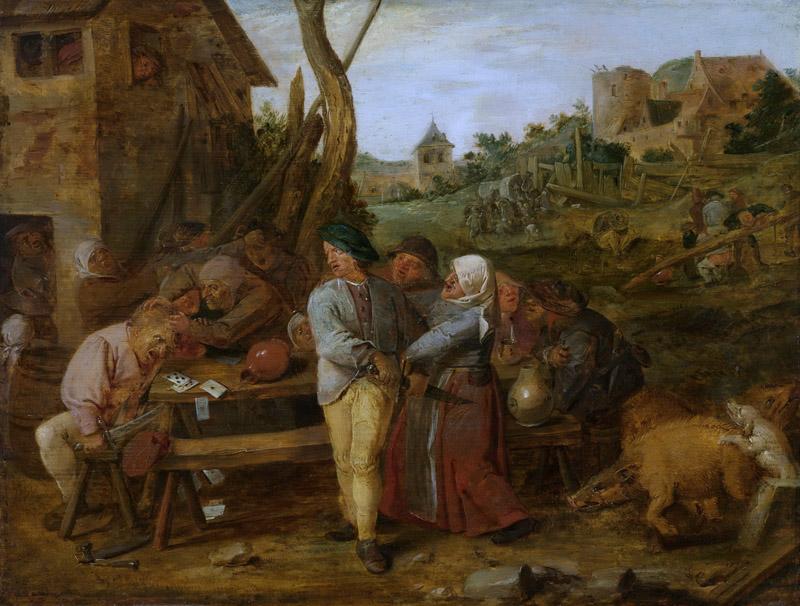 Brouwer, Adriaen -- Boerenvechtpartij, 1620-1630