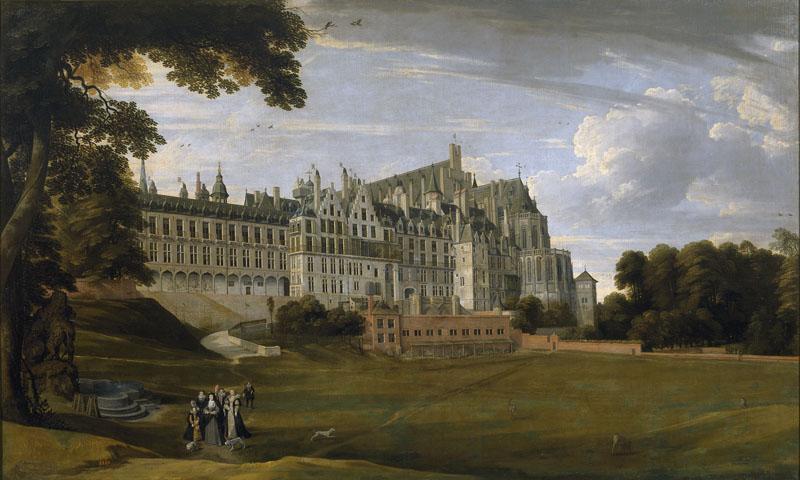 Brueghel el Joven, Jan (Atribuido a)-El Palacio Real de Bruselas