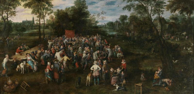 Brueghel el Viejo, Jan-Banquete de bodas-132 cm x 269 cm