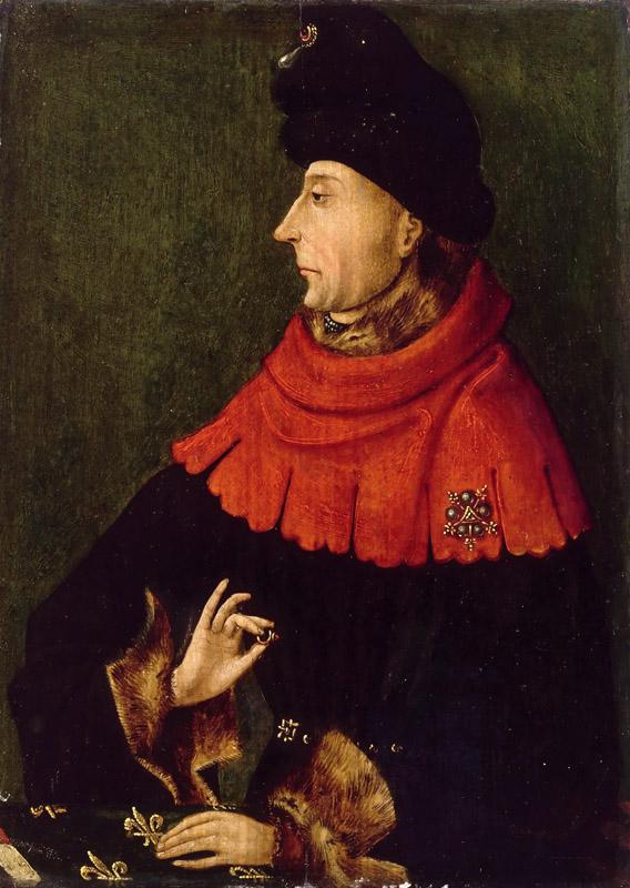 Burgundian-formerly attributed to School of van Eyck -- Portrait of John the Fearless