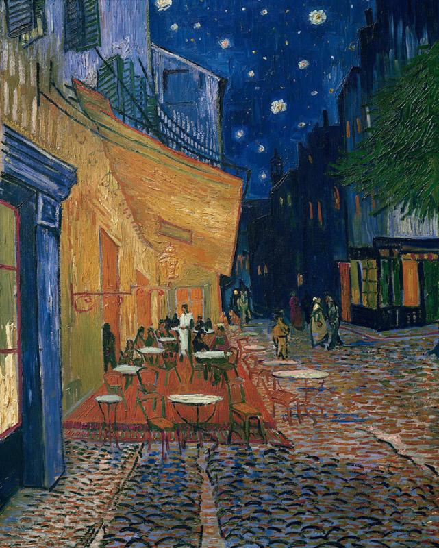 Cafe Terrace in Arles at Night
