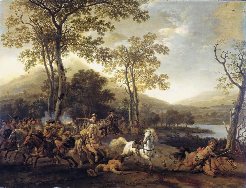 Calraet, Abraham van -- Ruitergevecht, 1660-1722