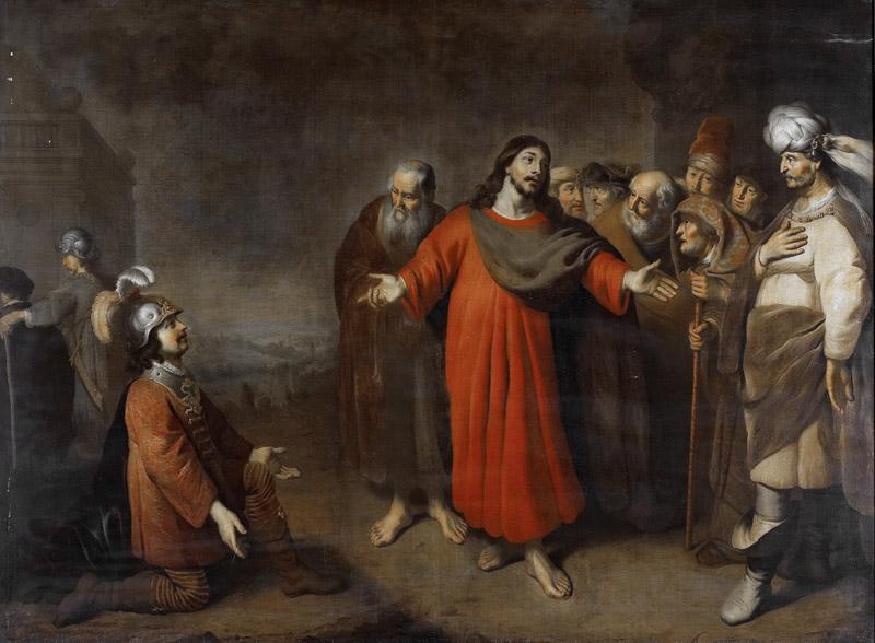 Camerarius, Adam -- Christus en de hoofdman over honderd, 1644-1665
